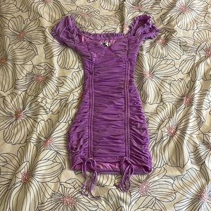 Tiger mist light purple form fitting dress, Size small